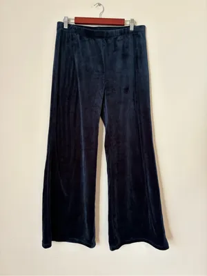 Splits59 Joy blue velour wide leg sweatpants thumbnail 2