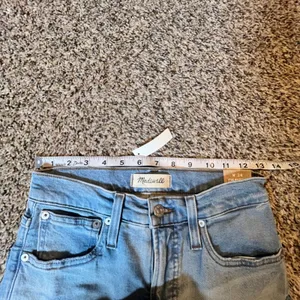 Madewell The Perfect Vintage Straight Jean‎ Light Wash Distressed Size 24 thumbnail 4