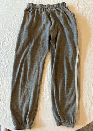 Aviator Nation Sweatpants Grey 5 Stripe thumbnail 1