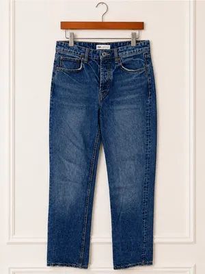 Zara Women’s Straight Leg 100% Cotton NWOT thumbnail 2
