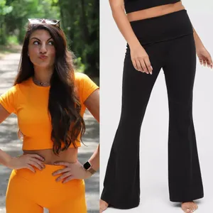 NWT/NWOT Aerie Cropped Tee & OG Foldover Hi Rise Leggings Bundle Sz M Short Sz M thumbnail 2