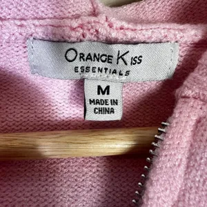 Orange Kiss NWT Womens Y2K Cherry Embroidered Cropped Jacket Pink‎ Kidcore Girly Size M thumbnail 5