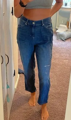 Free People Denim Trouser thumbnail 1