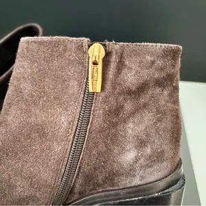 Vince Camuto Kelmi Women's Chocolate Brown Suede Ankle Boots 7.5 thumbnail 7
