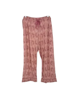 Pajamagram Pink Heart Dove Print Tank Top Pajama Pants Set Size Large NWT thumbnail 6