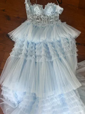 Blue Prom Dress Size XS thumbnail 3