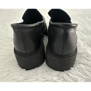 Paloma‎ Barceló Black Leather Loafers Shoes sz 36 thumbnail 3