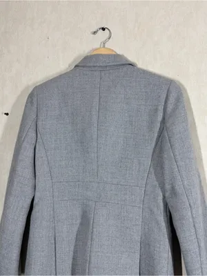 J. Crew Women’s 100% Wool Blazer Jacket Two Button Tailored in Gray 8 thumbnail 5