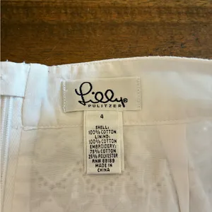 Lilly Pulitzer Skirt Women’s 4 White Lace 100% Cotton thumbnail 2