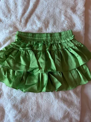 Day and Moon Green Silk Skirt Size M thumbnail 2
