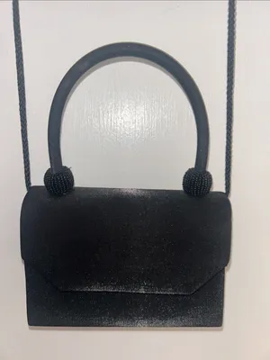 Amazon Formal Minimal Black Mini Crossbody Party Bag New thumbnail 1