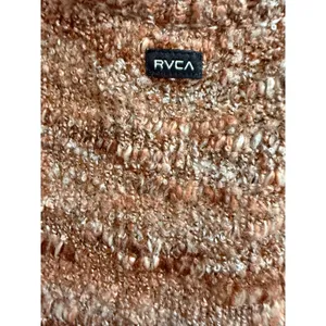 RVCA Womens Space Dye Knit‎ Pullover Sweater Brown Tan Kangaroo Pocket XS/S thumbnail 10