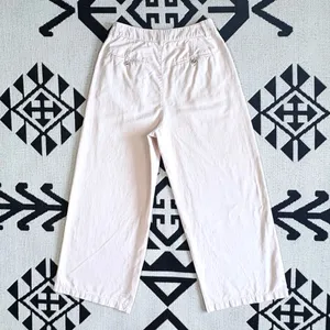 Madewell Harlow Wide Leg Pants in Drapey Twill - Harvest Moon Size 8 thumbnail 10