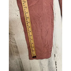 Ambiance Womens comfortable relaxed paper bag pants Size small thumbnail 5