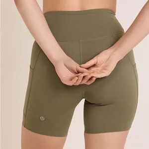 Lululemon Fast and Free Olive Green Women's Shorts 8” Light size 2 $78 thumbnail 1