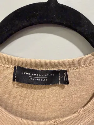 Junk Food Clothing Vintage Inspired Dodge Distressed Tee Tan thumbnail 4