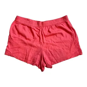 Abercrombie and Fitch Pink Linen Blend Pull-On Shorts Women’s XXL thumbnail 2