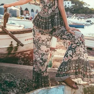 Spell & the Gypsy Collective Amethyst Palazzo Pants in Nightfall Size M NWT‎ thumbnail 4