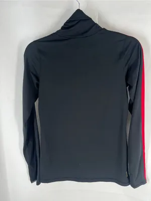 ALALA Race Turtleneck Top Black Red Mesh Thumbhole Athletic Top Size S thumbnail 10