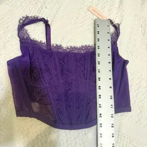 Victoria's Secret large Dream Angels lace corset top BC 3192 thumbnail 3