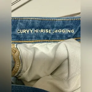 American Eagle Next Level Curvy High-Waisted Jeggings Jeans thumbnail 5