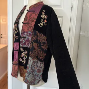 White Stag Vintage Y2K bohemian patchwork whimsigoth jacket thumbnail 12