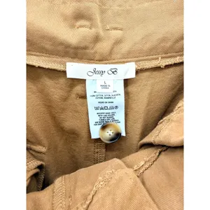 Anthropologie Jessy‎ B Cedar Brown Paperbag Waist Cargo Pants Large NWT Casual thumbnail 6