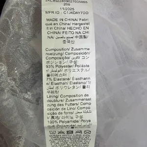NWT MakeMeChic White Sequin Fringe Mesh Sheer Midi Skirt Sheer Party Medium thumbnail 8