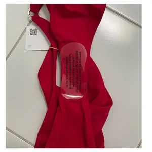 Quince Italian High-Leg Ring Bikini Bottom Swim Cherry Red Size Large NEW thumbnail 6