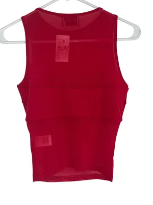 Runaway The Label Meila Top in Cherry Medium Womens Sleeveless Tank thumbnail 7