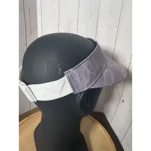 Callaway Women Sun Visor Hat Golf Adjustable Purple Floral Pickleball Tennis Euc thumbnail 4