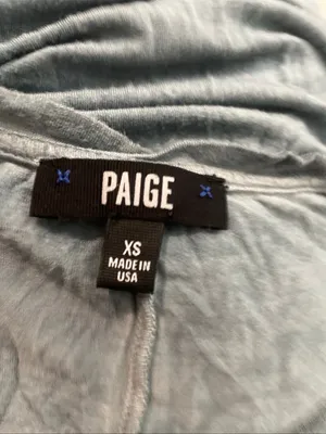 PAIGE Slate blue Relaxed Ribbed Tank thumbnail 2