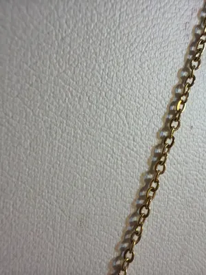 Gold Tone Knot Pendant Necklace Choker Stainless Steel Minimalist Adj 18.5" NWT thumbnail 3