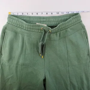 Saturday Sunday Anthropologie Sage Green Snap Button Hem Joggers Size Medium thumbnail 6