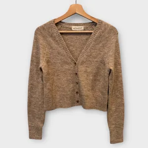 Free People School Girl Crop Softspun Cardigan Size XS thumbnail 5