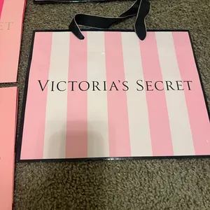 Victoria's Secret Pink and Black Tote‎ Bags thumbnail 2
