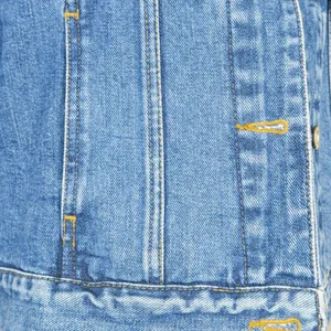 Vintage 90s Eddie Bauer Denim Jacket - Dark Blue Jean Trucker Jacket thumbnail 7