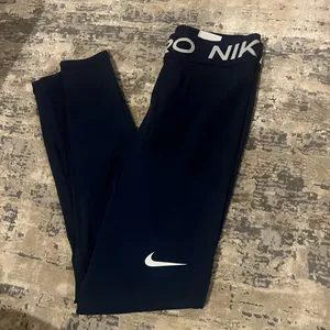 FLAWED Nike Navy Blue Pro 365 Tight Leggings Size Small thumbnail 3