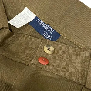 The BEST Vintage 1980s Olive Green High Waisted Wide Leg Pleated Dress Pants 🍸 thumbnail 4