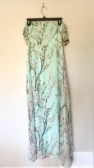 Jessica off shoulder floral maxi thumbnail 10