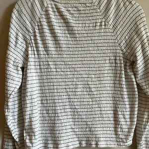 American Eagle Cream Top w/ Blue Stripes - M thumbnail 7