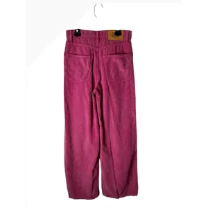 BDG High And Wide Corduroy Pants Women 26 Pink Wide Leg High Rise Streetwear Y2K thumbnail 3
