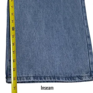 NEW‎ Edikted Wide Leg Light Blue Jeans Capsule Grunge Skater Comfort M thumbnail 12