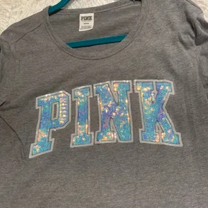PINK Grey grey shirt thumbnail 2