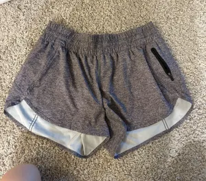 Track That Lululemon Shorts Mid-Rise grey thumbnail 1
