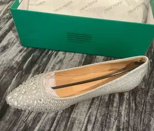 Elegant Silver Women's Flats by Lauren Lorraine thumbnail 1