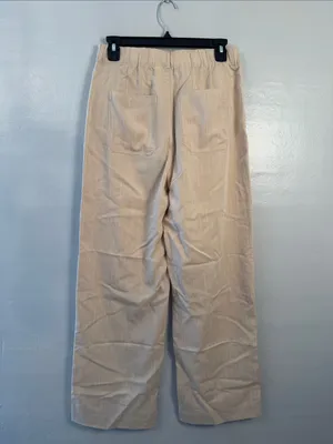Halara High Waisted Wide Leg Casual Linen-Feel Pants, medium thumbnail 3