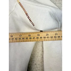 Coogi Hoodie Womens Medium White Full Zip Embroidered Logo‎ Fleece Raglan Sleeve thumbnail 10