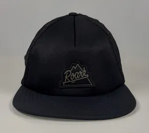 Roark Peaking Packable Trucker Hat Black Sage Logo NWT One Size thumbnail 1