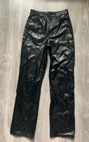 VERO MODA Leather Straight leg Pants thumbnail 9